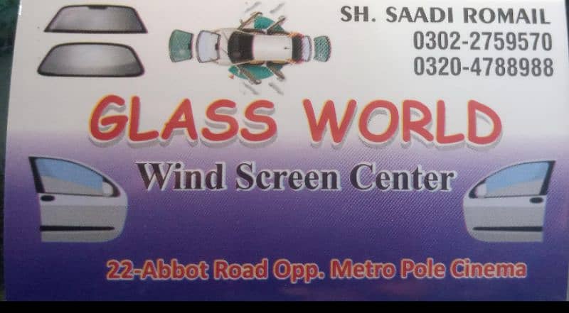 ALL TYPE OF WIND SCREEN CAR GLASS AUDI BMW available 9