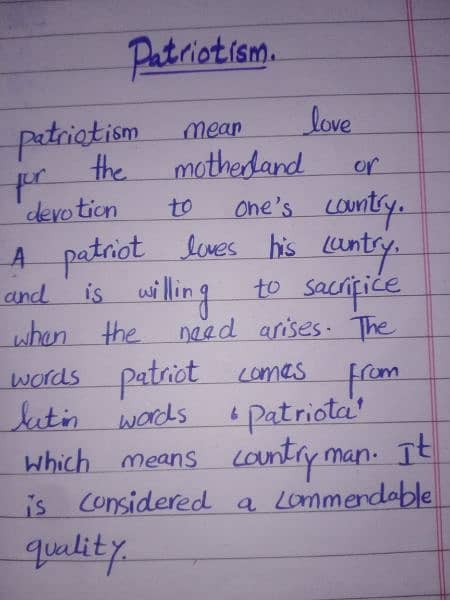 Handwritten assignment work 2