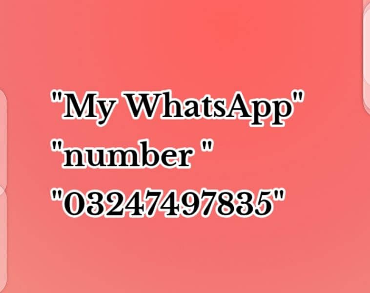 infinix zero 30 pro my WhatsApp number 3247497835 9