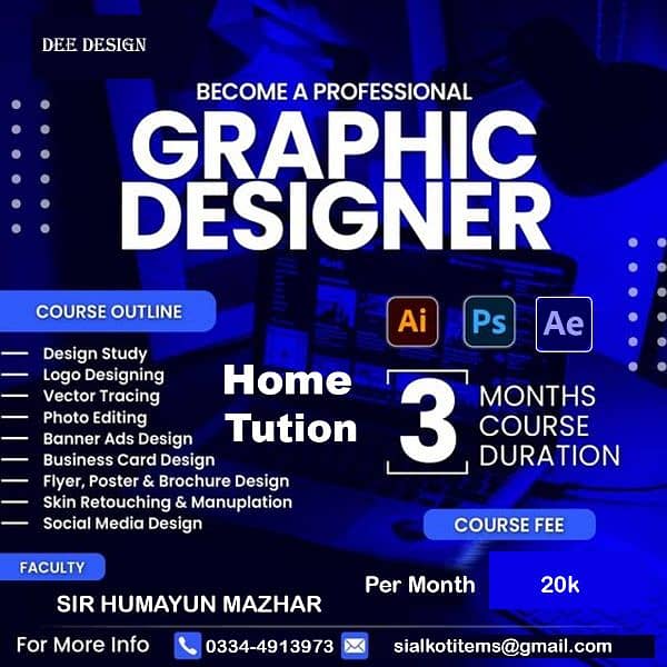 Graphic Designing Home Service 0