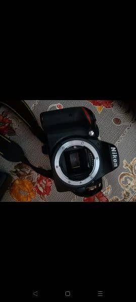 NIKON D3200 with lens, bag and charger 4