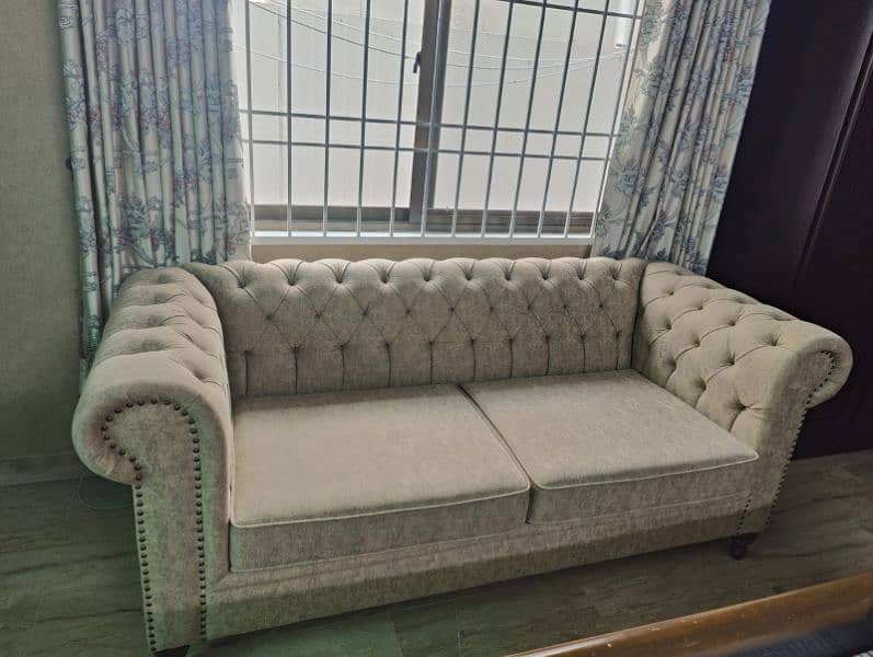 Premium Comfort: Fawn High-Quality Foam Sofa 1