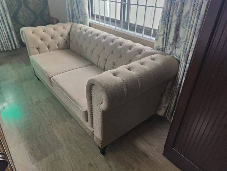 Premium Comfort: Fawn High-Quality Foam Sofa 3