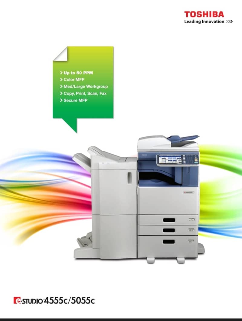 Toshiba e-Studio 4555c A3 Color Laser Multifunction Printer 2