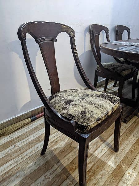 Sheesham Wood Dining Table with 6 Chairs: Great Price! 2
