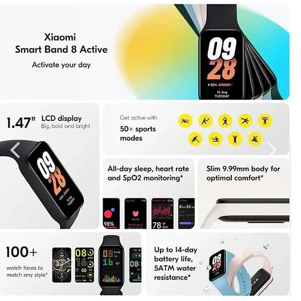 Xiaomi Smart band 8 active 3