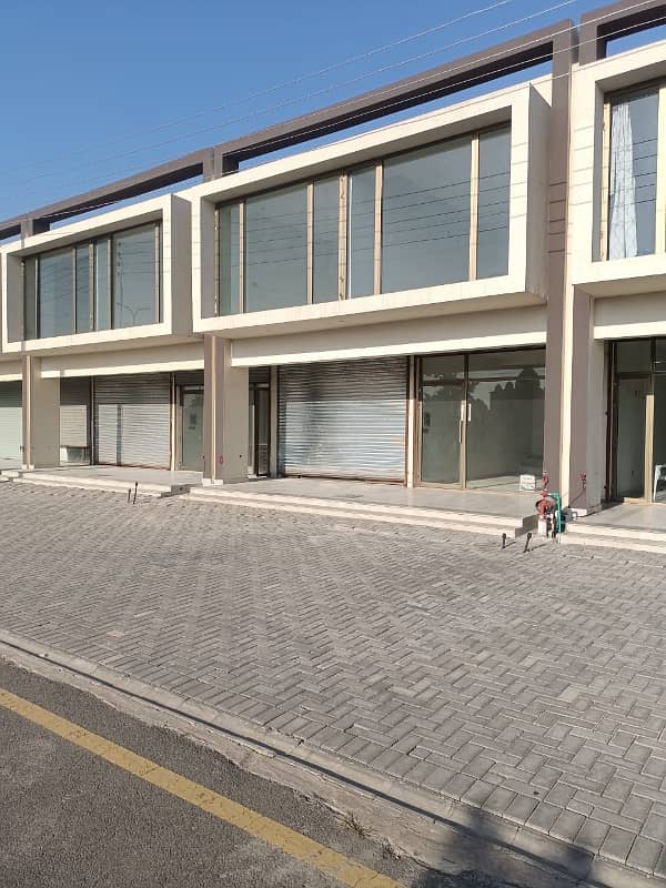 Double Storey Ready Shop For Sale On Millat Road Faisalabad On 1 Year Plan 0