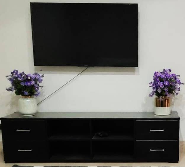 Sleek Console TV Stand with Ample Storage - Mint Condition 1