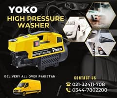 Yoko High Pressure Car Washer,Solar,Ac,Serving 1800 Watt 200 Bar