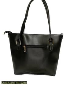Women's Leather Plain Shoulder Bag