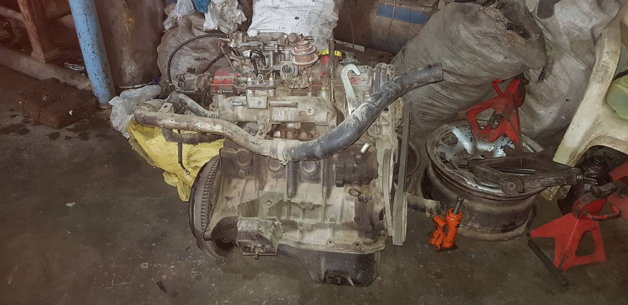 Toyota 3s engine  with w58 gearbox 4