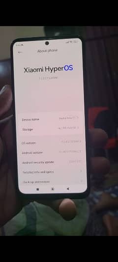 XIAOMI Redmi note 11 6/128 pta approved with box and charger