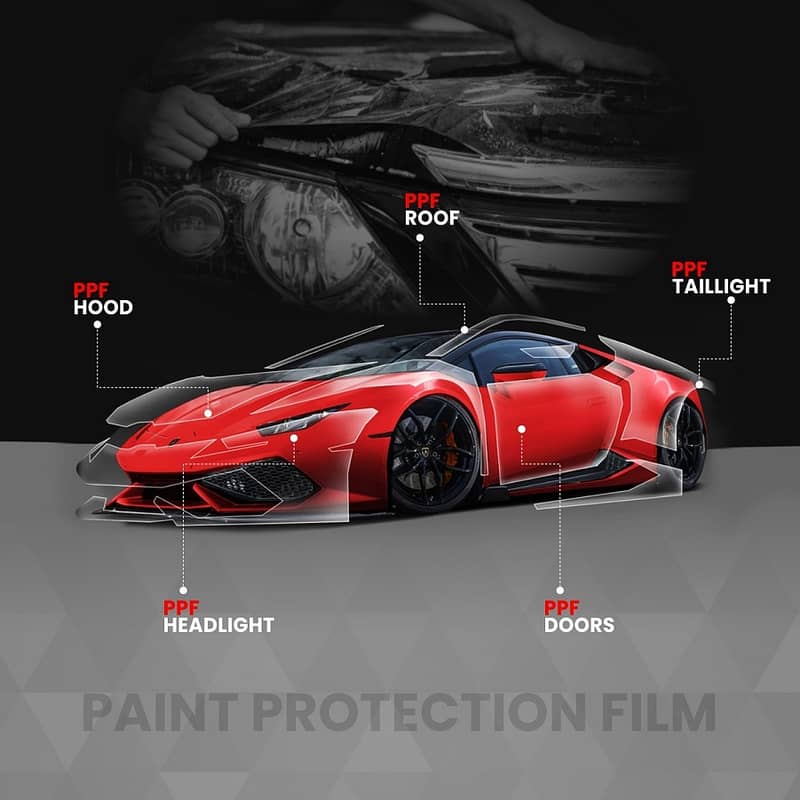 PPF Paint Protection Film Tints - Civic Madza Corolla Revo Sportage 2