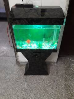 aqviriyam fish box with fish and oxsigen moter and 2 bya 2 fit  glass