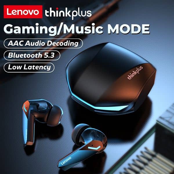 Lenovo GM2 Pro Gaming Bluetooth Earbuds 0