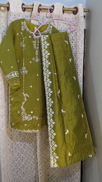 3 piece embroidered suit  Ready to wear/ Party wear / Ladies suit 1