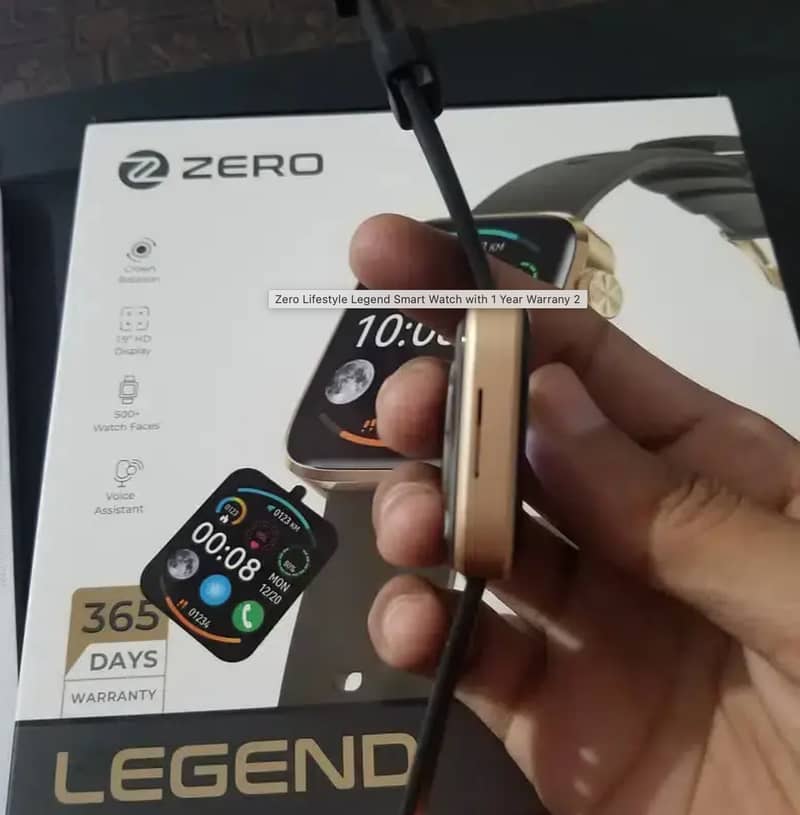 Zero Lifestyle Legend Smart Watch with 1 Year Warranty 2
