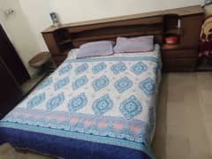 double bed and dressing for sell oringal wooden