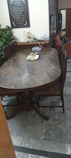 Dining table with 8 chair cheap price call on sim