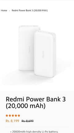power bank redmi