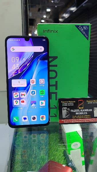 INFINIX NOTE 11 4/128 COMPLETE BOX G88 GAMING SUPER AMOLED SIDE FINGER 1