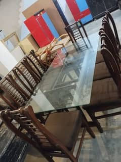 dining table / 8 seater / table / wooden / furniture / sofa poshish