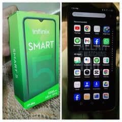 INFINIX SMART 5(3/64 GB) 10/10 CONDITION LIKE NEW WITH BOX AND CHARGER