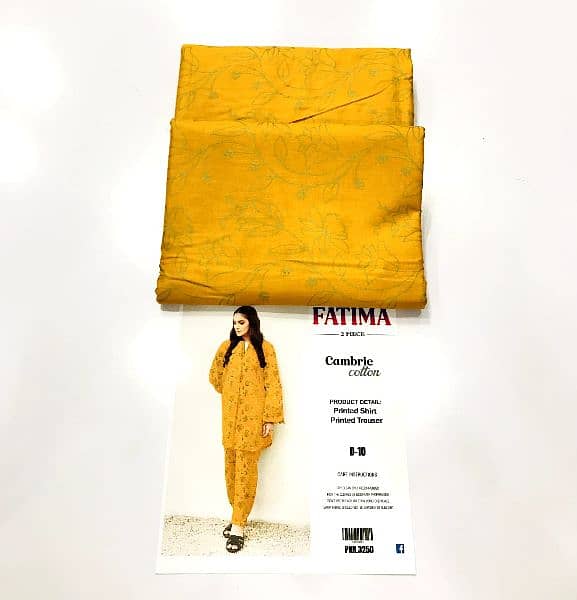 Fatima brand two piece collection , Free home delivery 5