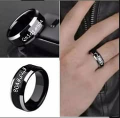 Customized Beautiful Ring - Name And Date Ring Original Quality