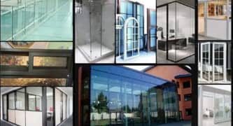 Aluminum window Glass door / 12mm/ office Partition/shower cabin