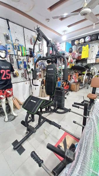 multi gym multi station home gym butterfly lat pull down chest press 4