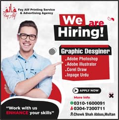Graphic Designer Job Multan