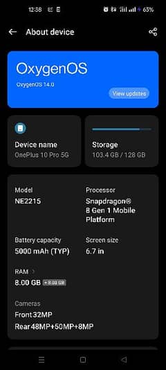 OnePlus 10 Pro Dual SIM - PTA Approved, 8GB+128GB, Perfect Condition 0