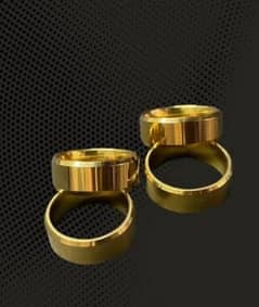 men women rings in 3 colours black silver and gold all sizes available 0