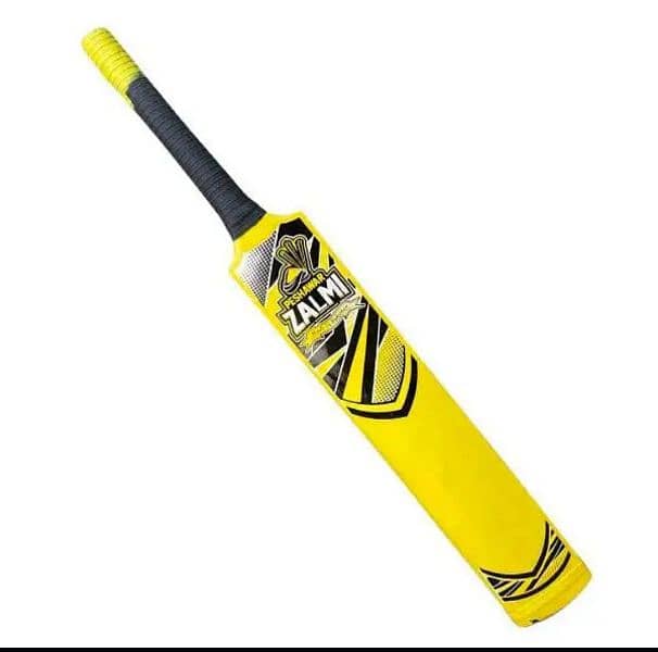 ZALMI PESHAWAR Ka Cricket Bat With 2 Free Balls 10/8 condition 1