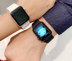apple watch series 3, 38mm both black and silver available, 25k each