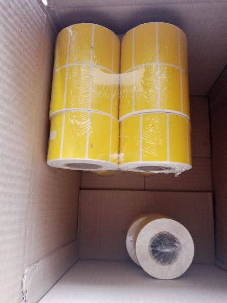 Barcode labels price tag sticker billing roll Thermal printing roll 14