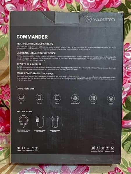 Commander CM7000 gaming headset with 7.1 surround sound 14