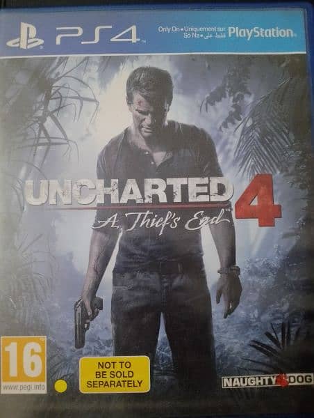 Uncharted 4 PS4 full working condition 0
