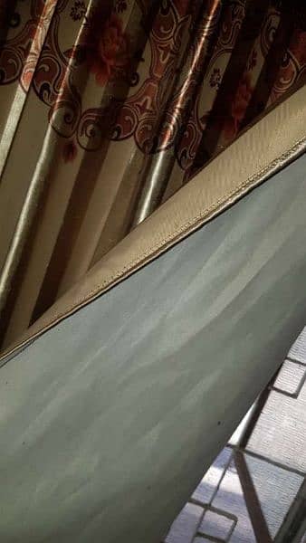 curtains 7 piece double copera  very good conditions and rate 2