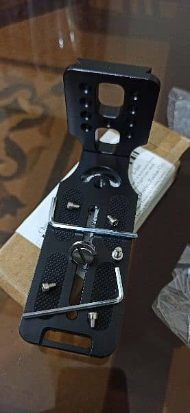 L Bracket vertical shape camera holder plate 4