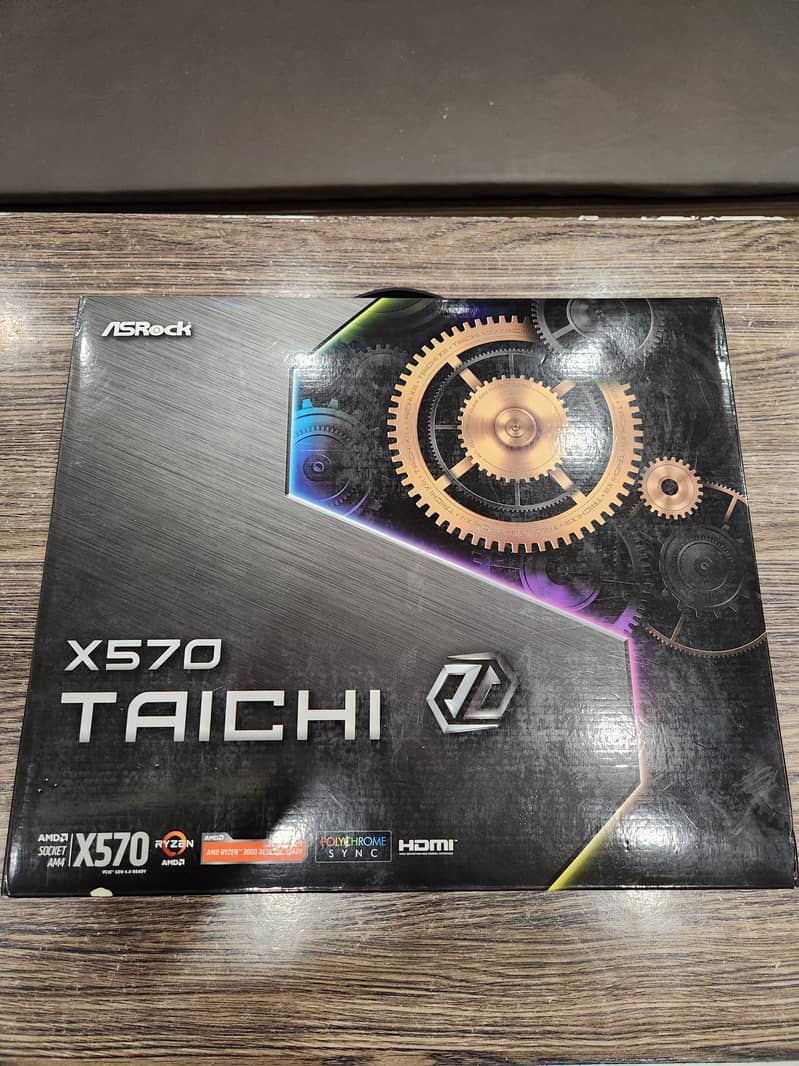 Asrock X570 Taichi with box best gaming mobo 3