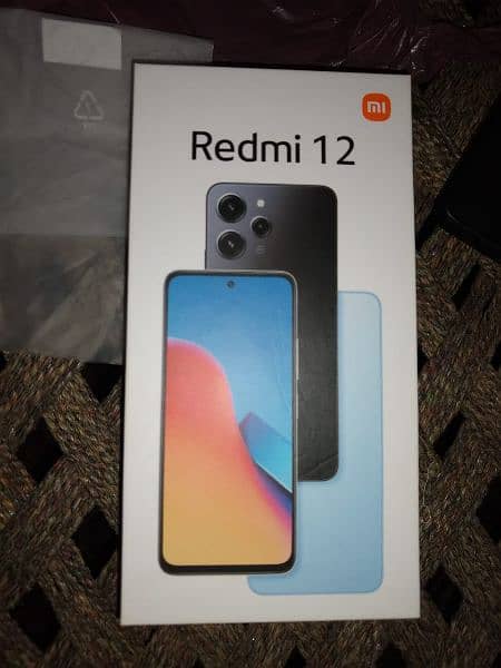 Redmi 12 new box pack 5 days use only 4