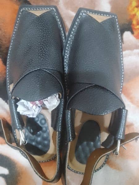 chappal size 8 uk 40 size sandals black shapaki soft Exchange possible 2