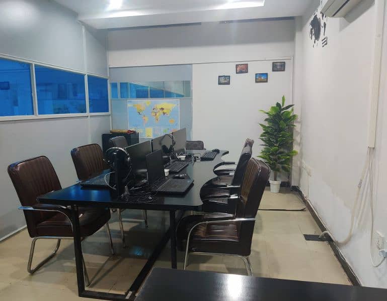 Office for rent for 7 employees with all facilities 1