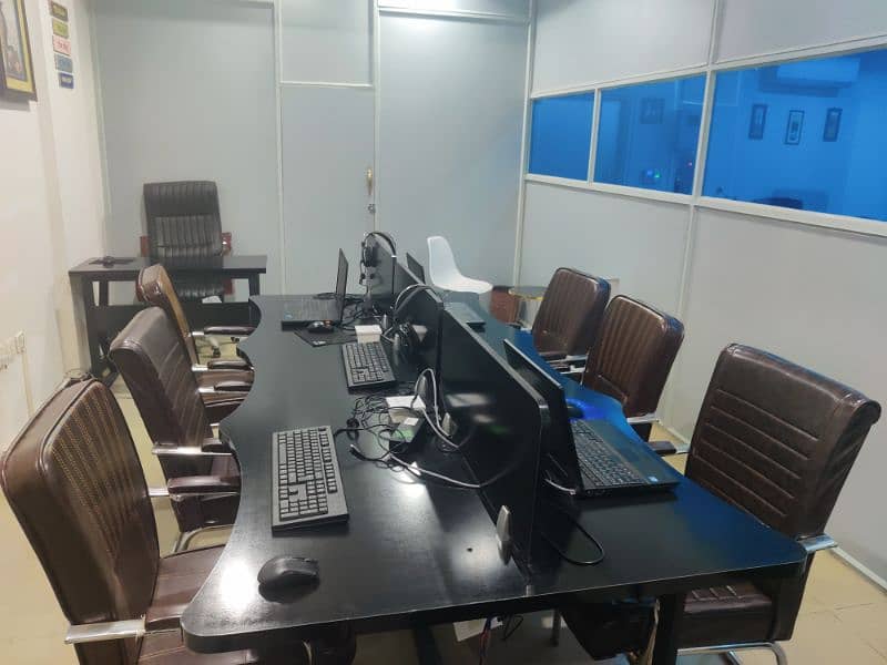 Office for rent for 7 employees with all facilities 2