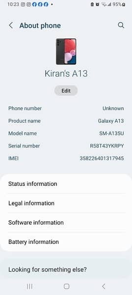 samaung A13 Sim-locked non PTA used very good condition 1