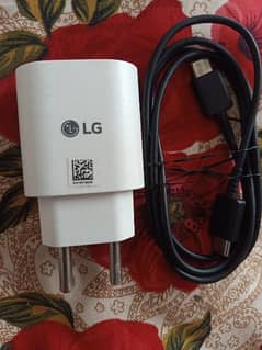 LG 25 wat super fast original box wala charger 03129572280