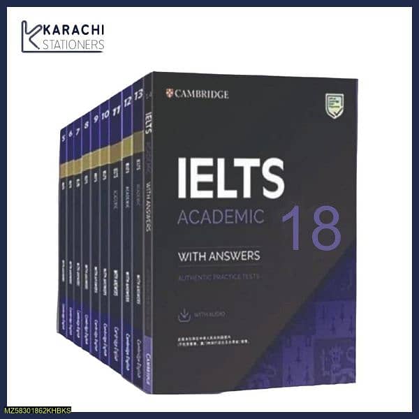 Cambridge IELTS academic 18 books set with the CD link (1-18) 0