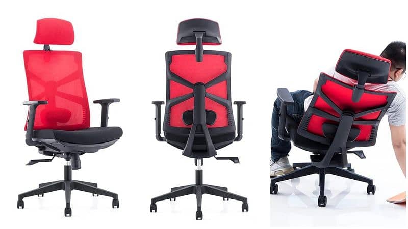 Executive Office Chair, Ergonomic Office Chair, Headrest Back Support 1
